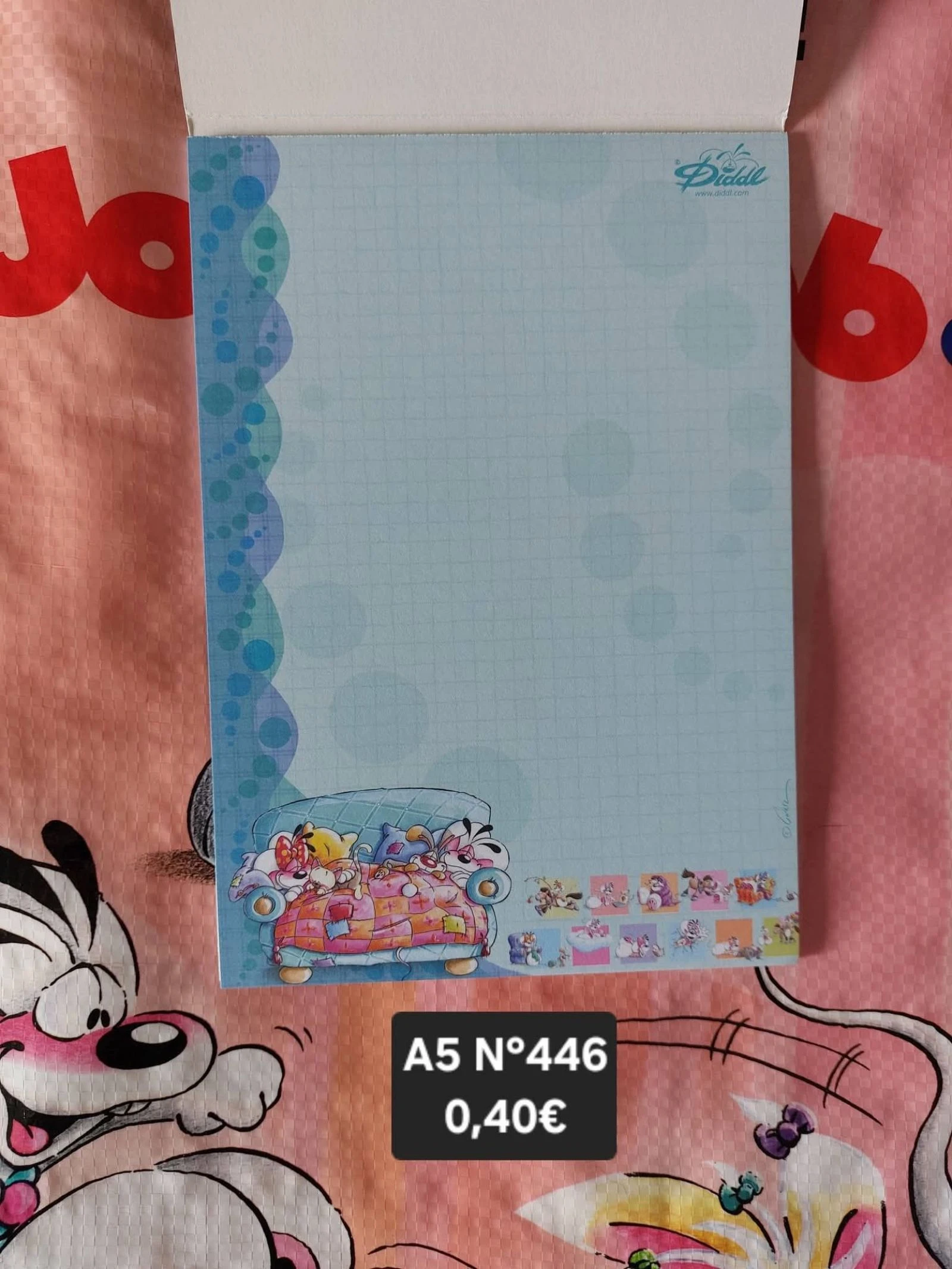 1 feuille diddl A5 N°446